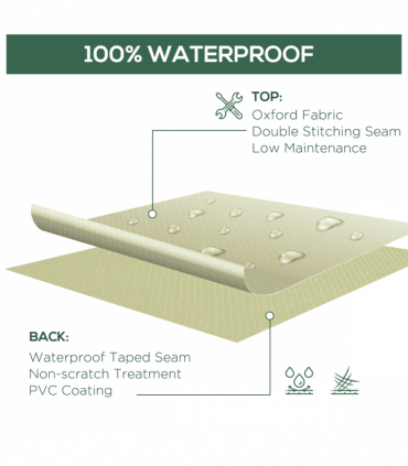 Waterproof Garden Wicker Chairs Cover Patio Seat Protector L70*W90*H115cm