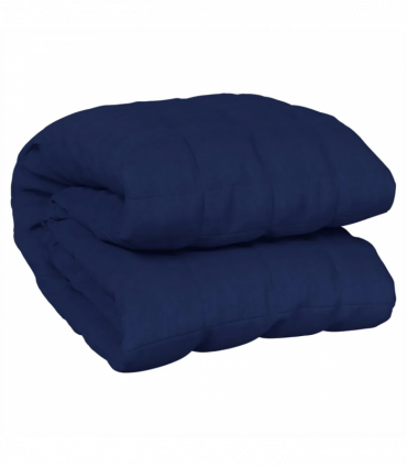 Weighted Blanket Blue 120x180 cm 9 kg Fabric