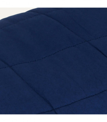 vidaXL Weighted Blanket Blue 122x183 cm 9 kg Fabric
