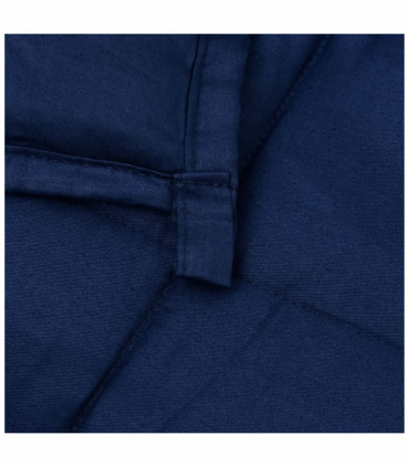 vidaXL Weighted Blanket Blue 137x200 cm Single 10 kg Fabric