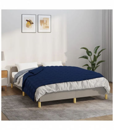 Weighted Blanket Blue 150x200 cm 11 kg Fabric