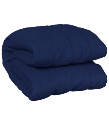 Weighted Blanket Blue 150x200 cm 11 kg Fabric
