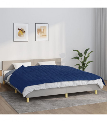 Weighted Blanket Blue 155x220 cm 11 kg Fabric