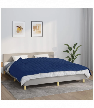 Weighted Blanket Blue 155x220 cm 11 kg Fabric