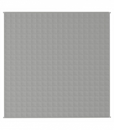 Weighted Blanket Grey 200x200 cm 9 kg Fabric