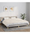 vidaXL Weighted Blanket Light Cream 155x220 cm 7 kg Fabric