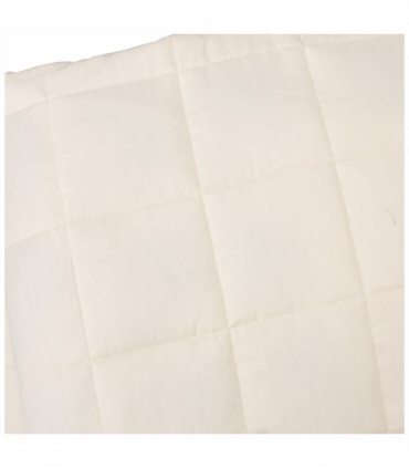 Weighted Blanket Light Cream 200x200 cm 13 kg Fabric