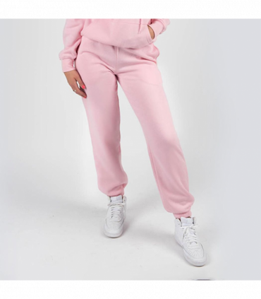Wellworth Women's Loungewear hoodie & joggers two-piece set, Baby Pink S