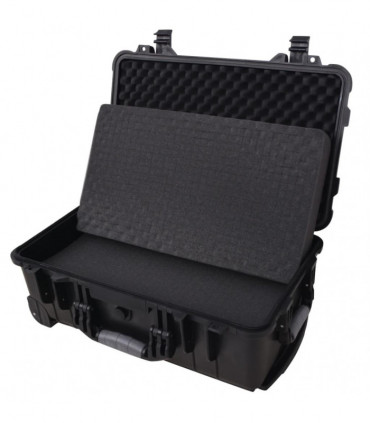 Wheel-equipped Tool/Equipment Case with Pick & Pluck