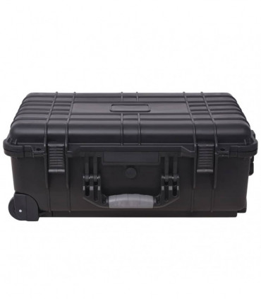 Wheel-equipped Tool/Equipment Case with Pick & Pluck