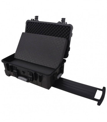 Wheel-equipped Tool/Equipment Case with Pick & Pluck