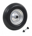 Wheelbarrow Wheel with Axle Solid PU 4.00-8 390 mm
