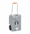 Wheeled Water Tank for Camping 25 L Grey