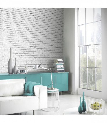 White Brick Wallpaper sw12