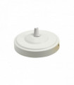 White Ceiling Rose 108mm Diameter Vintage Light Fitting~1465