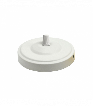 White Ceiling Rose 108mm Diameter Vintage Light Fitting~1465