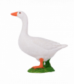White Goose Toy  Realistic Farm Animal Figurine