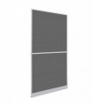 White Hinged Insect Screen for Doors 120 x 240 cm