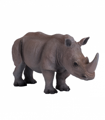 White Rhinoceros Toy  Realistic Wildlife Model
