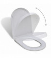 White Soft-close Toilet Seat Square