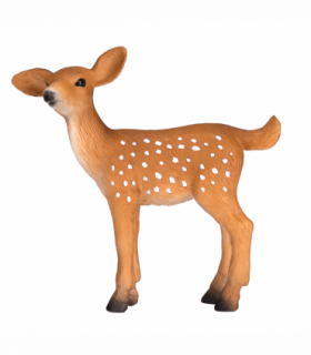 White-Tailed Deer Fawn Toy  Realistic Woodland Animal Model