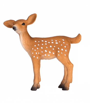 White-Tailed Deer Fawn Toy  Realistic Woodland Animal Model