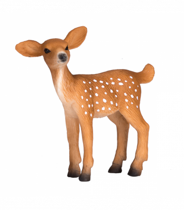 White-Tailed Deer Fawn Toy  Realistic Woodland Animal Model
