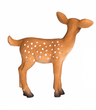 White-Tailed Deer Fawn Toy  Realistic Woodland Animal Model