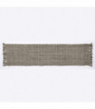 Whitefield Handwoven Boucle Tassel 60x230cm Grey Runner