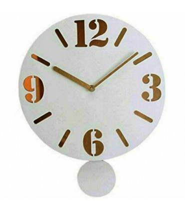 Widdop Pendulum Milky Clock W7319