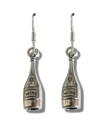 Wine Bottle Drop Earrings
