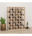 Wine Rack 70x33x94 cm Solid Wood Pine