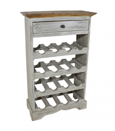 Wine Rack Solid Reclaimed Wood 55x23x85 cm