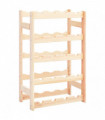 Wine Rack for 20 Bottles Pinewood