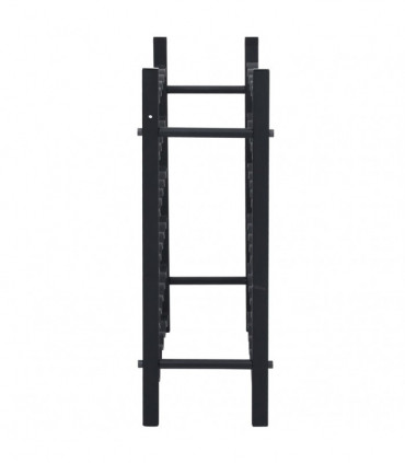 Wine Rack for 36 Bottles Black Iron