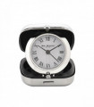 Wm Widdop Metal Fold up Roman White Dial Alarm Clock