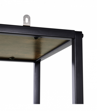 Wood Bookshelf Industrial Style Stand 6-Tier Living Room Display Rack Organiser