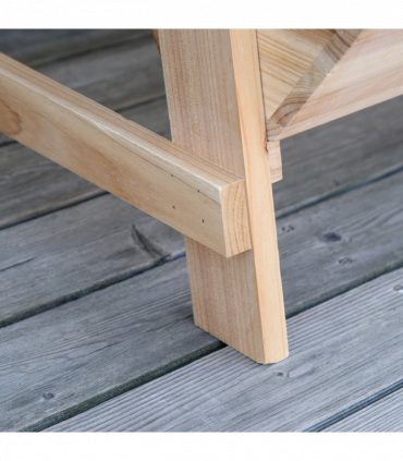 Wood Raised Garden Bed Planter Box with Stand