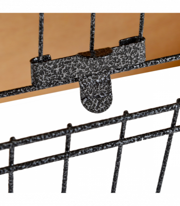 Wood-metal Rabbit Hutch Elevated Pet House Outdoor 89.5 x 45 x 81cm Pawhut