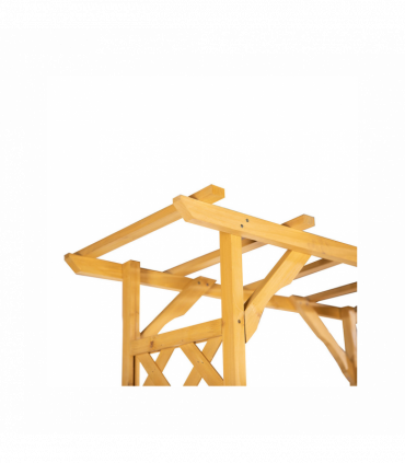 Wooden Arch and Planters