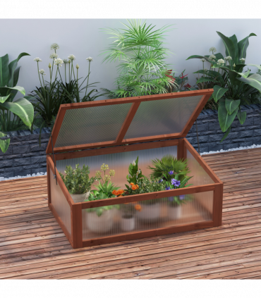 Wooden Cold Frame Greenhouse
