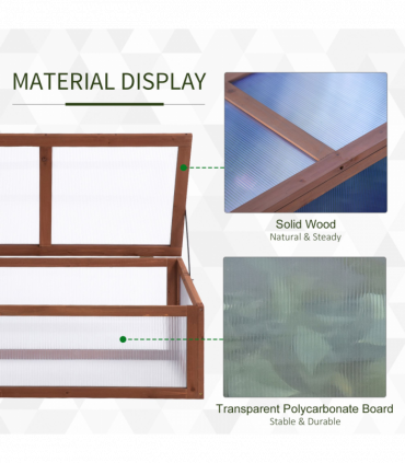 Wooden Cold Frame Greenhouse