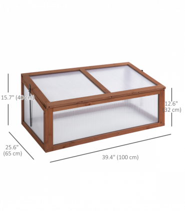 Wooden Cold Frame Greenhouse