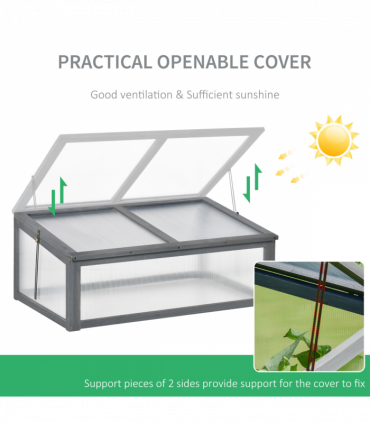 Wooden Cold Frame Greenhouse