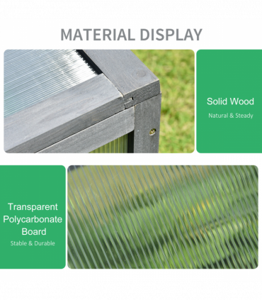 Wooden Cold Frame Greenhouse