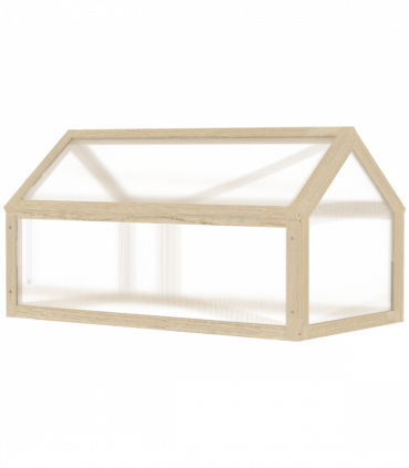 Wooden Cold Frame Greenhouse Garden Portable Raised Planter