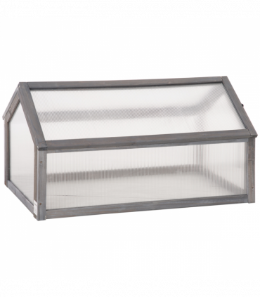 Wooden Cold Frame Greenhouse Garden Portable Raised Planter