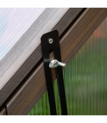 Wooden Cold Frame Greenhouse PC 90 x 52 x 50cm, Grey House,