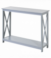 Wooden Console Table Storage Drawer Shelf Entryway Display Stand