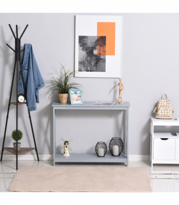 Wooden Console Table Storage Drawer Shelf Entryway Display Stand